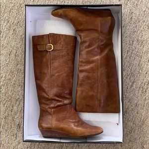 Steve Madden size 7 Intyce Cognac Boots